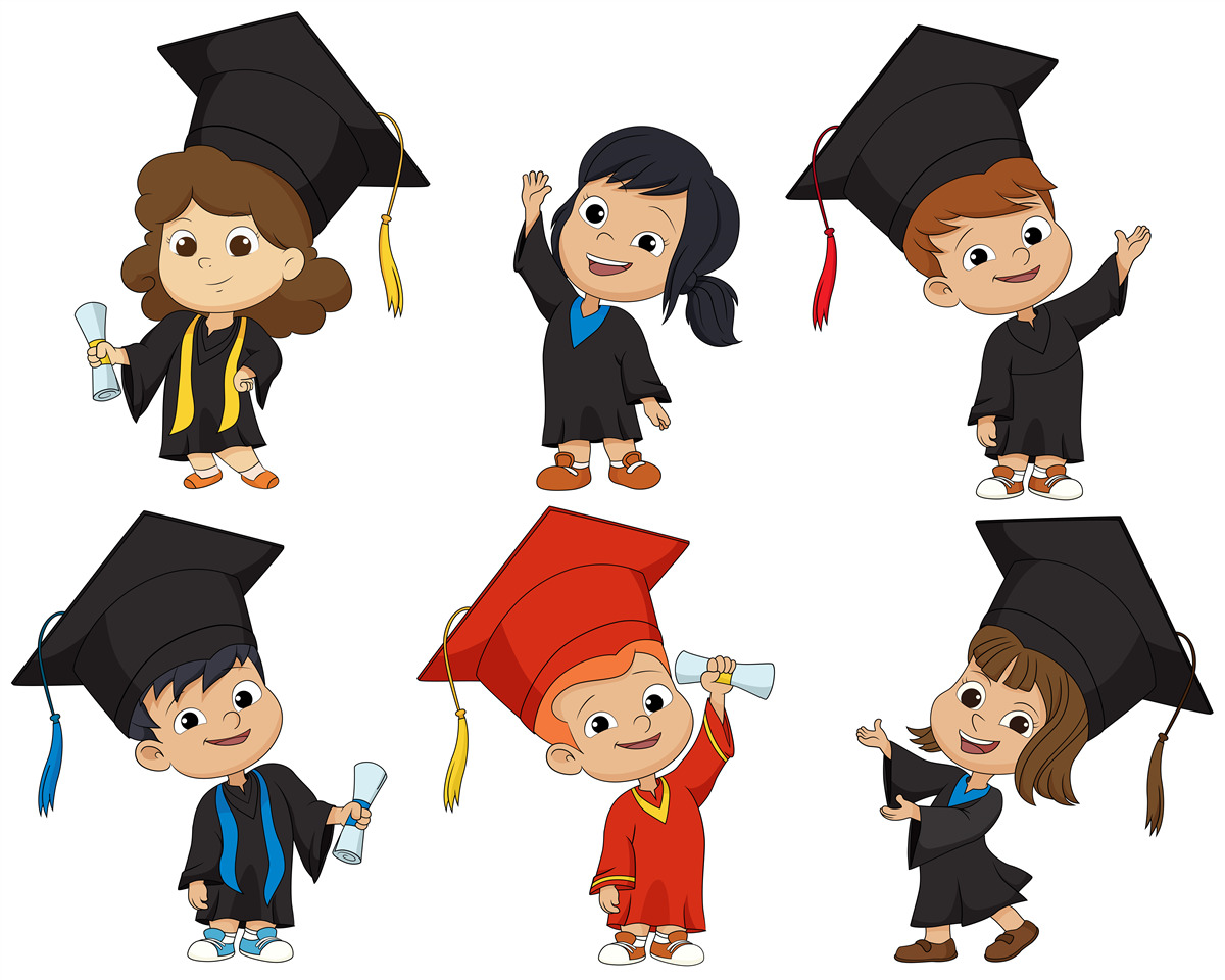 Fotobehang kinderen van alumni