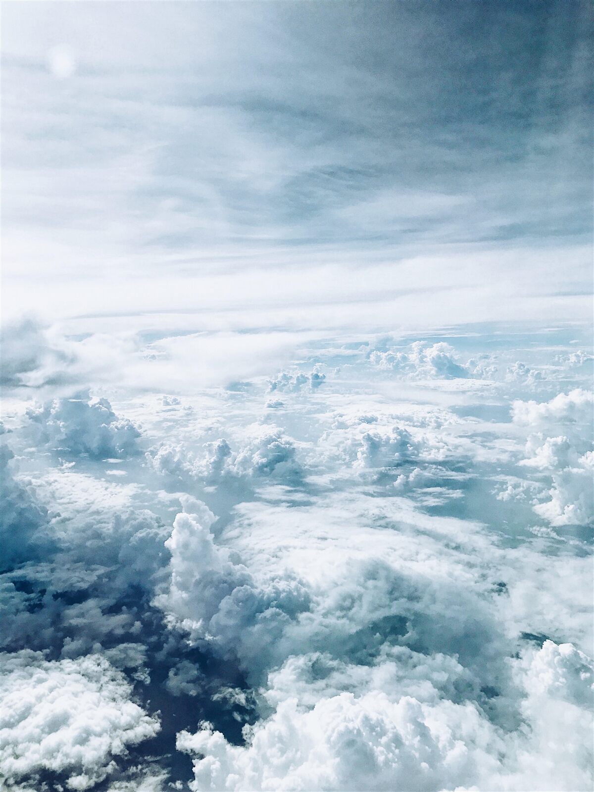 Fotobehang majestueuze wolken aan de hemel