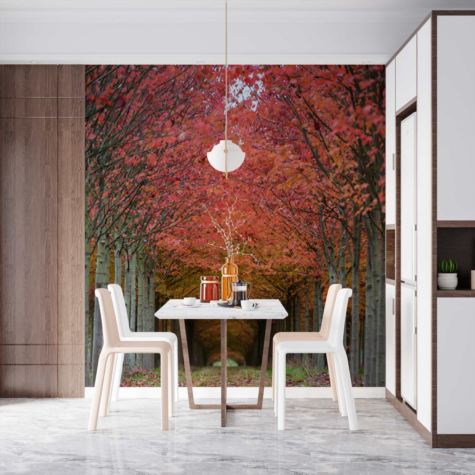 Fotobehang kersenboom boog