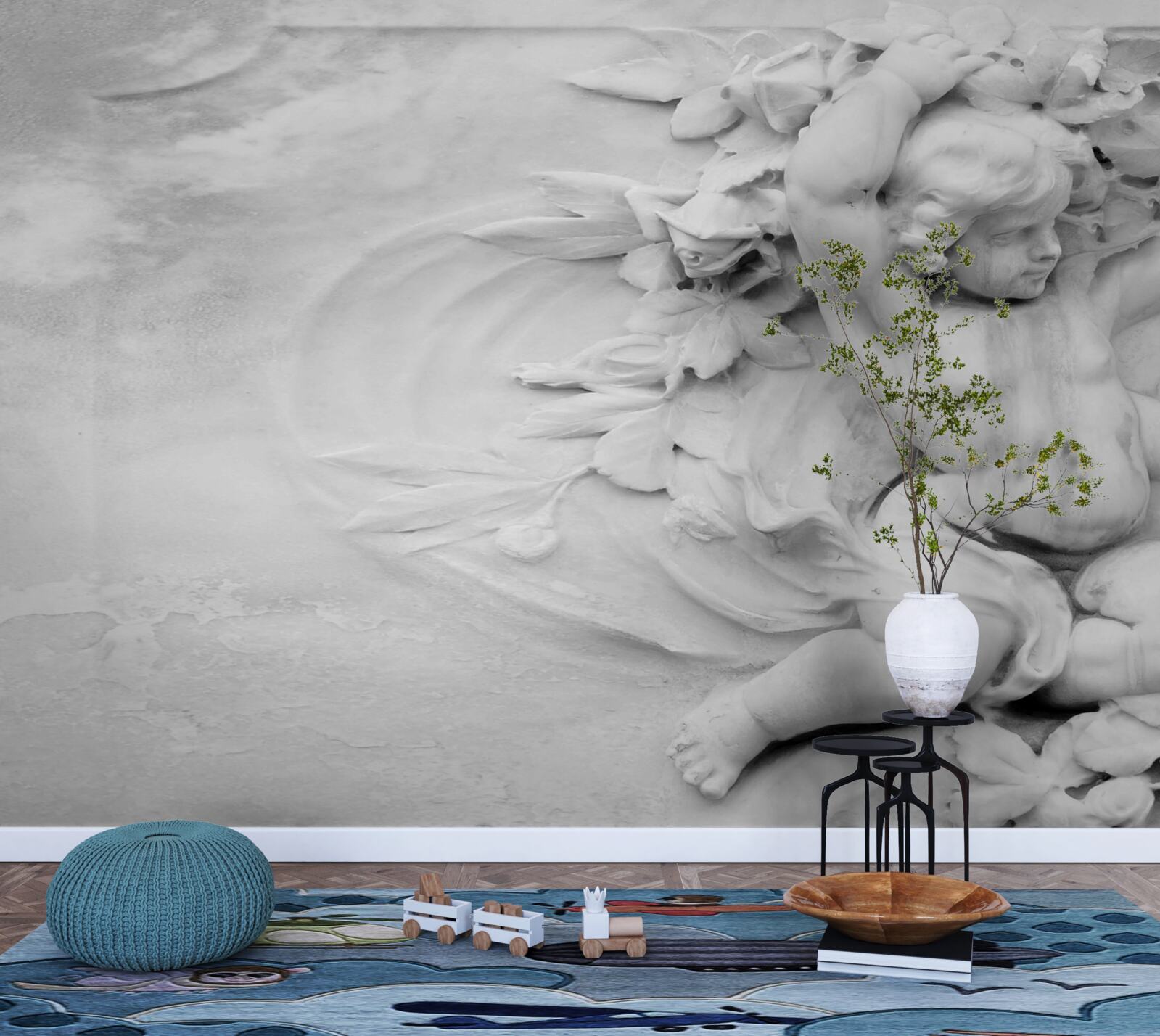 Fotobehang beeld van engelenjongens