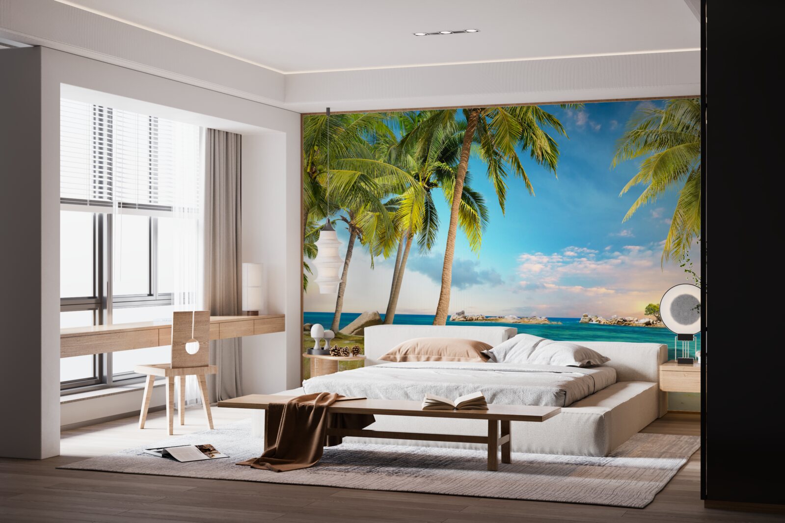 Fotobehang prachtig uitzicht op zee