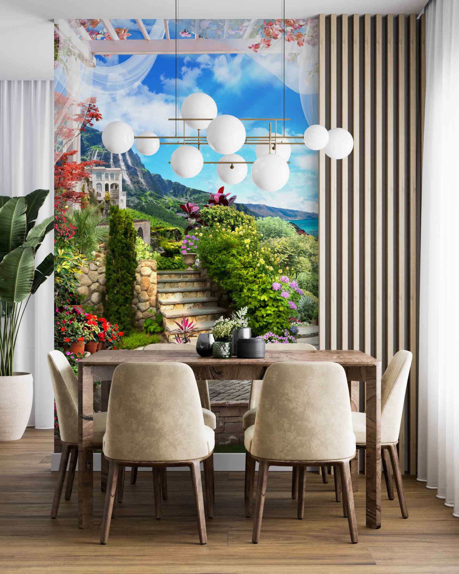 Fotobehang kusttuin