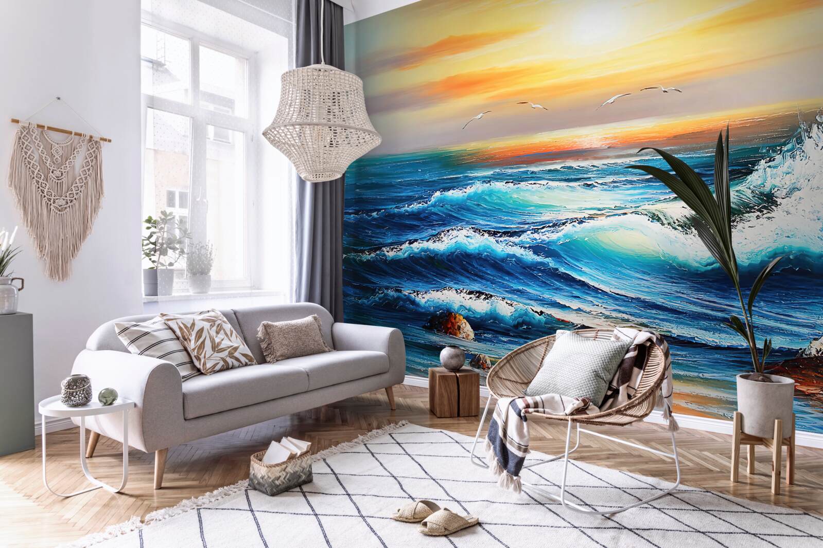 Fotobehang getijden