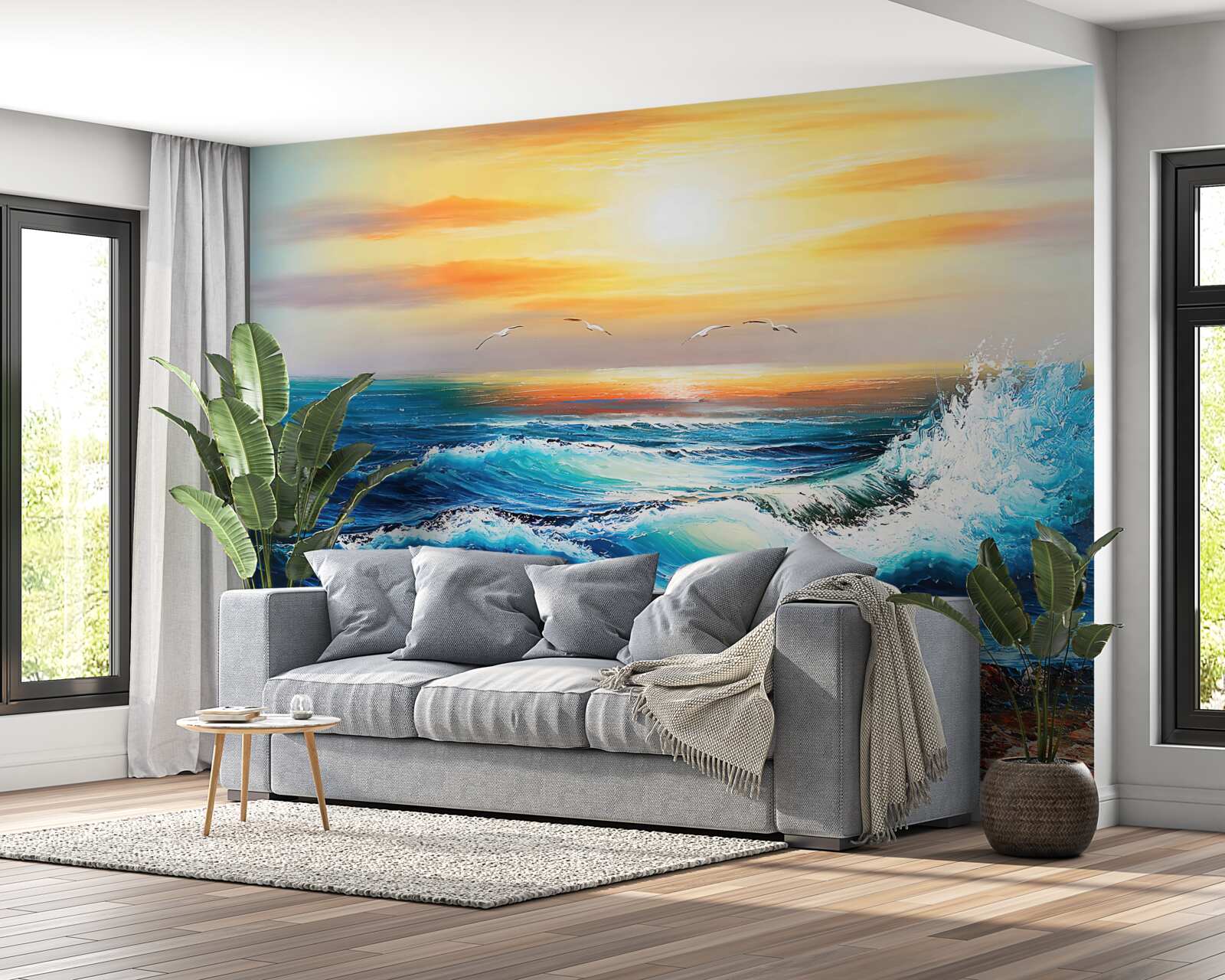Fotobehang getijden