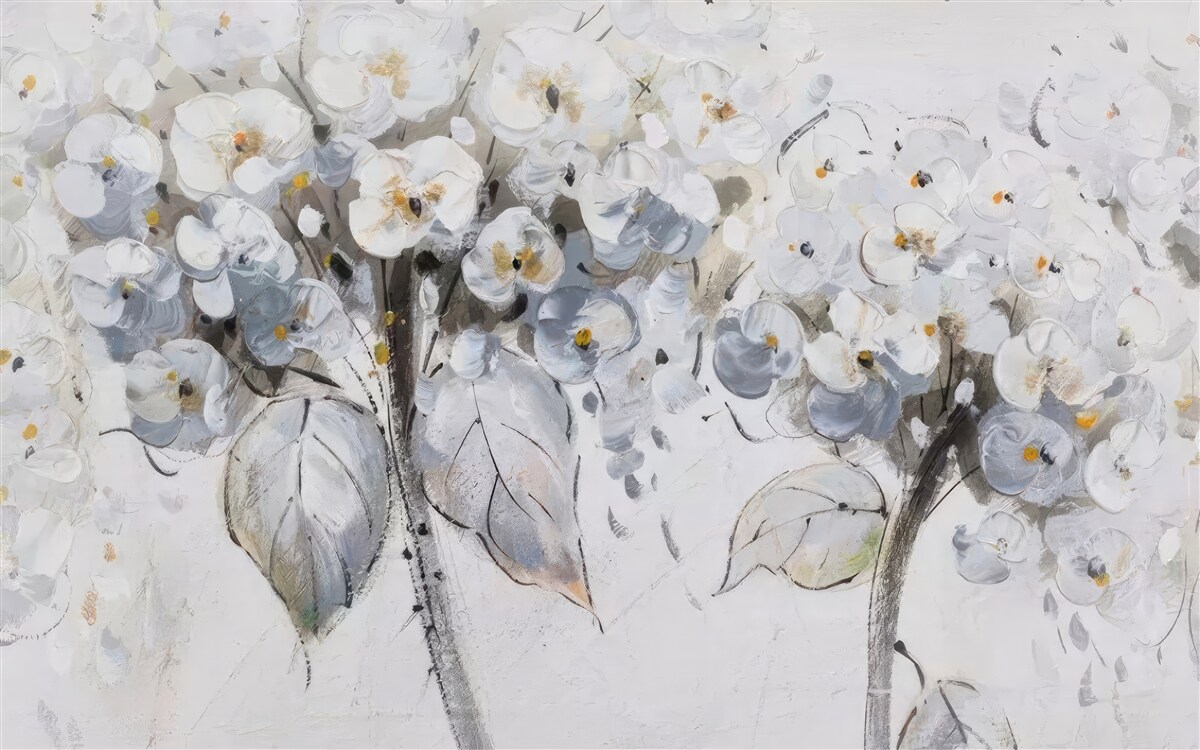 Fotobehang presenteerde heldere bloemen