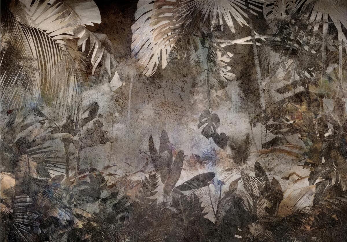 Fotobehang bladachtergrond