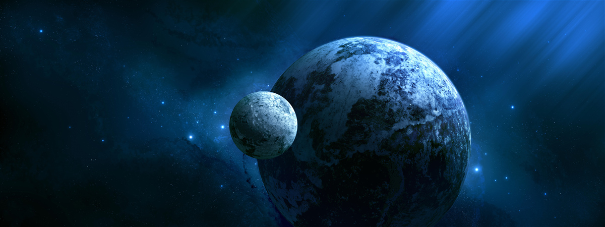 Fotobehang beeld van de planeet aarde