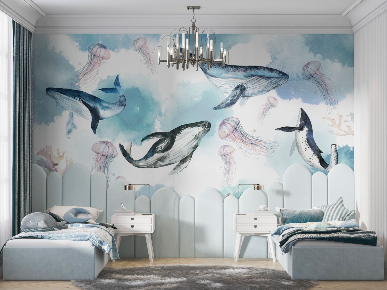 Fotobehang bewoners van de diepten van de oceaan