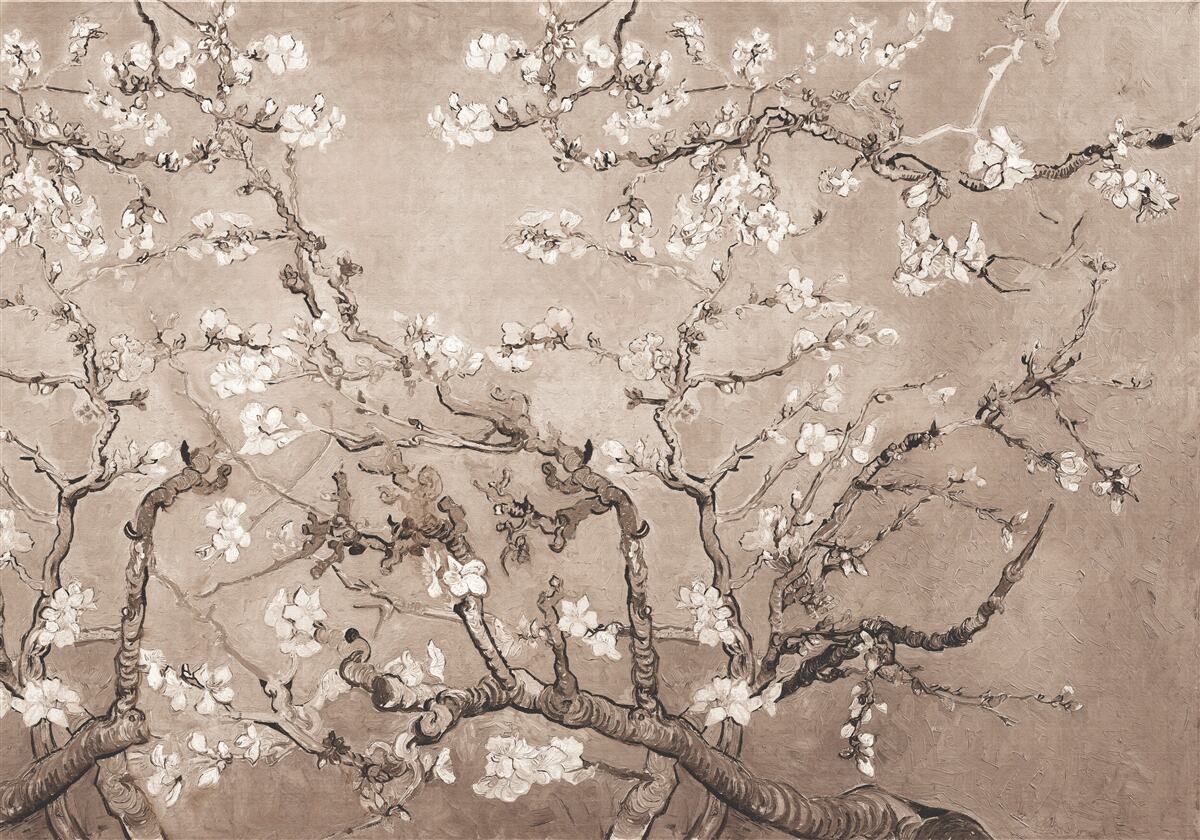 Fotobehang Japanse kersenbloesem